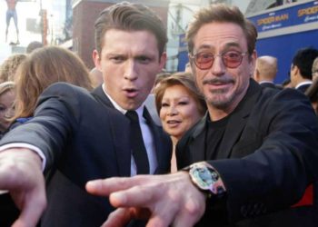 Tom Holland comparte en póster de la nueva película de Robert Downey Jr