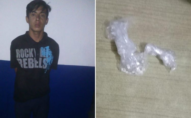 PNC detiene a joven con 27 porciones de crack en Panchimalco