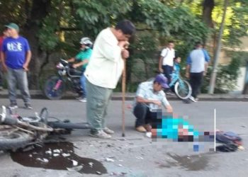 Motociclista muere al chocar con vehículo en San Miguel