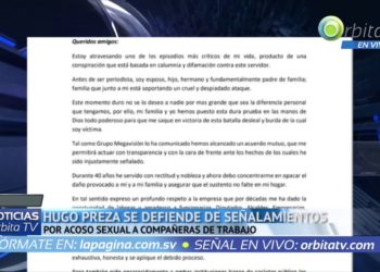 Hugo Preza se defiende de señalamientos por acoso sexual a compañeras de trabajo