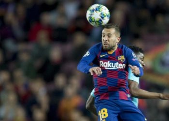 Jordi Alba será baja indefinida del Barcelona tras lesión