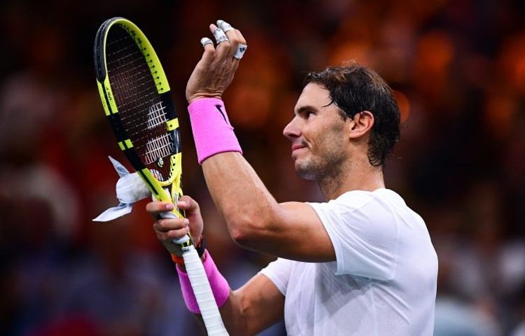 Rafael Nadal abandonó el Masters 1000 de París por una lesión abdominal