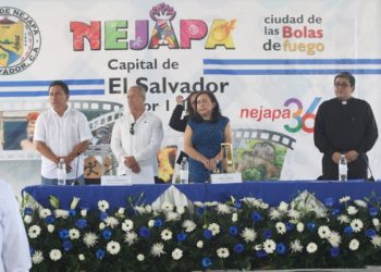Nejapa se convierte en capital de El Salvador por un día