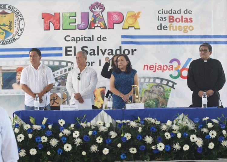 Nejapa se convierte en capital de El Salvador por un día