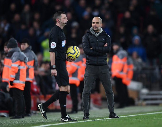 (VIDEO) Pep Guardiola culpó a los árbitros por la derrota del Manchester City ante el Liverpool