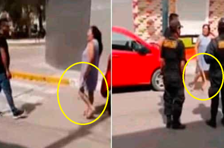 (VIDEO) En Perú: Una madre trató de azotar a su hijo por infiel