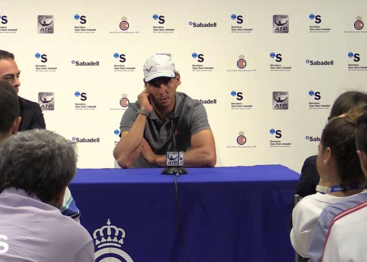(VIDEO) Rafa Nadal ‘explota’ contra periodista que le preguntó si su boda influyó en la derrota ante Zverev