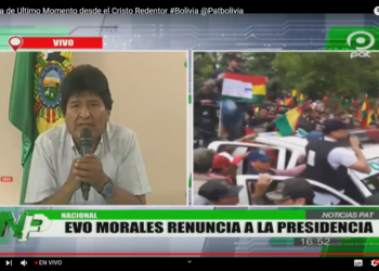 Evo Morales renuncia a la presidencia de Bolivia