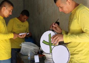 Reos en fase de confianza decoran Hogar del Niño San Vicente de Paul