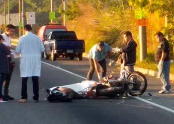 Motociclista fallece en las cercanías del redondel Integración