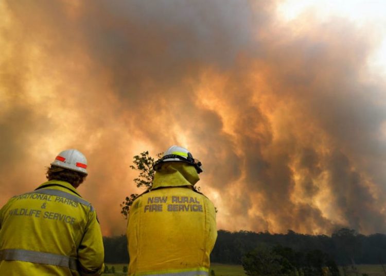 Australia decretó el estado de emergencia por incendios forestales