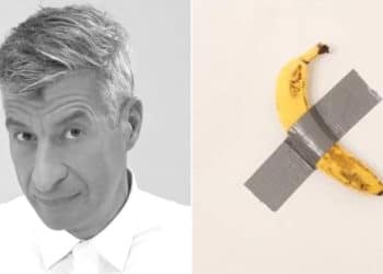 ¿Obra de arte? Piden 120 mil dólares por una banana adherida con cinta aislante a una pared