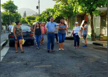 Alcalde de Mejicanos supervisó obras de construcción de calles en urbanización Dolores