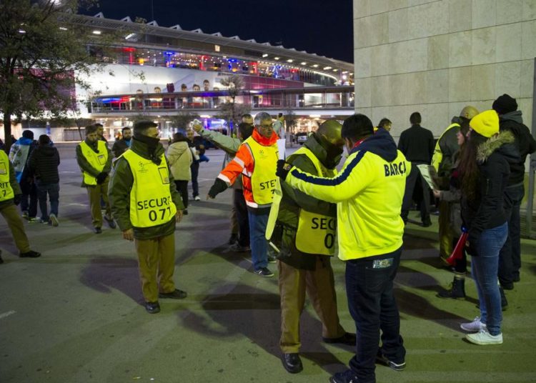 El Barcelona y Real Madrid jugaran protegidos por inéditas medidas de seguridad