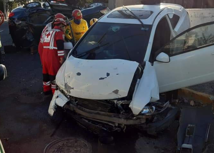 (VIDEO) Seis lesionados deja accidente de tránsito en colonia Escalón