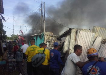 Varias viviendas fueron consumidas por las llamas en Ciudad Delgado