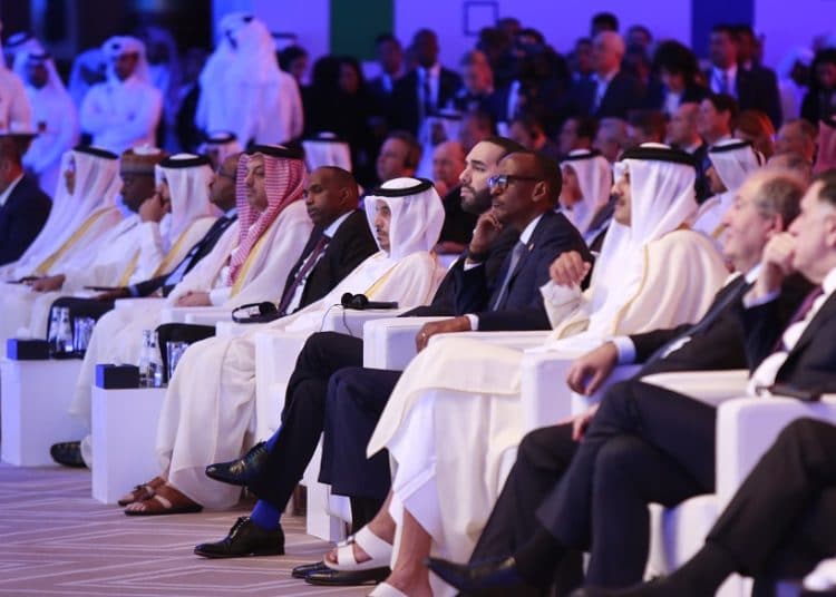 Nayib Bukele asistió a la inauguración del Foro de Doha