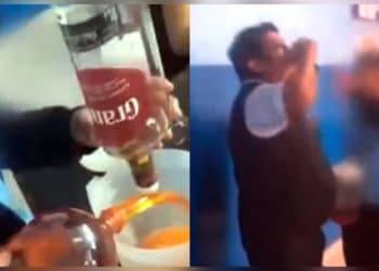 (VIDEO) Profesor le enseña a sus alumnos a cómo beber alcohol