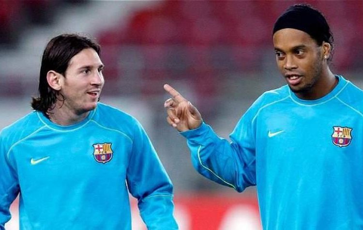 Ronaldinho no considera a Messi el mejor futbolista de la historia