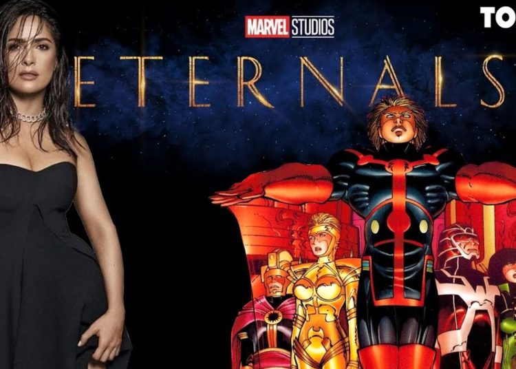 Salma Hayek queda en shock al ver los músculos de Kumail Nanjiani, su compañero en The Eternals