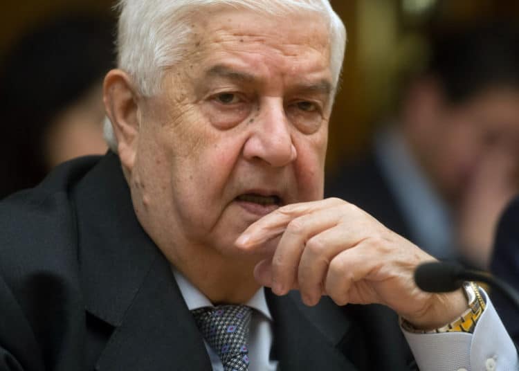 Canciller sirio: «EE.UU. usa al Estado Islámico como un espantapájaros»