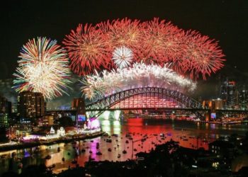 Los primeros países en recibir el 2020 fueron Kiribati, Samoa y Australia.