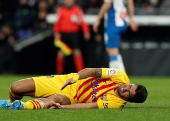 Luis Suárez, cuatro meses de baja por una lesión de rodilla
