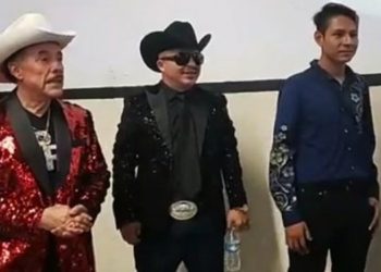 Padre de Lupillo Rivera apoya a Andy Lovos durante evento realizado por compatriotas en Los Ángeles, California