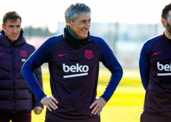 La primera medida que tomó Quique Setién como entrenador del Barcelona