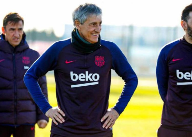La primera medida que tomó Quique Setién como entrenador del Barcelona