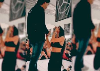 Bárbara de Regil se hincó ante su pareja para darle el anillo y pedirle matrimonio