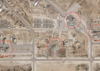 Las imágenes satelitales que muestran el impacto del ataque iraní a las bases de Estados Unidos en Irak