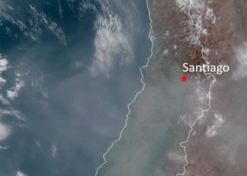 Las nubes de humo de los incendios en Australia llegan a Chile