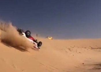 (VIDEO) Fernando Alonso sufrió un impresionante accidente en la décima etapa del Rally Dakar