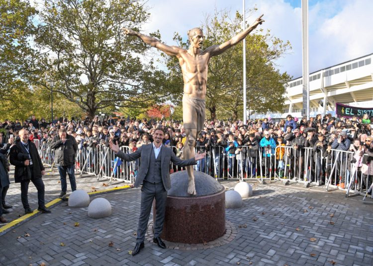 Nuevo ataque contra la estatua de Zlatan Ibrahimovic en Suecia