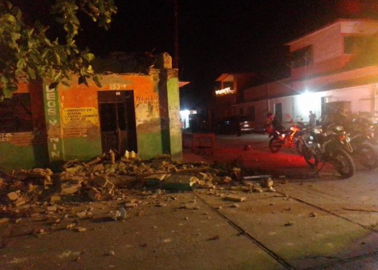 (VIDEO) Sismo magnitud 6 grados dejó daños en Chiapas y Oaxaca