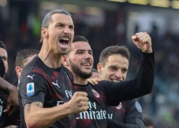 Zlatan Ibrahimovic debutó como titular y marcó su primer gol con el Milán