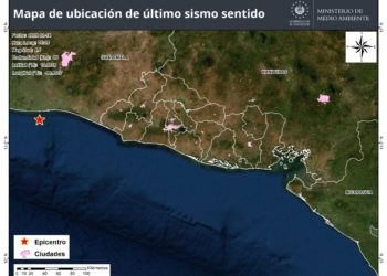 MARN registra dos sismos de regular magnitud
