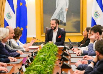Presidente Bukele destaca avances del Plan Control Territorial en reunión con parlamentarios europeos