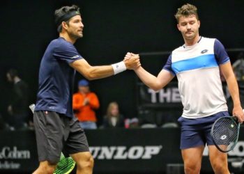 Marcelo Arévalo y su compañero Jonny O’Mara se prearan para el Delray Beach Open ATP 250