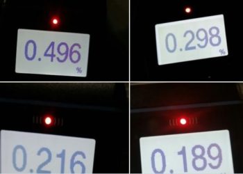 Detienen a siete conductores borrachos en distintos puntos del país