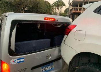 Dos personas lesionadas deja accidente de transito en San Salvador