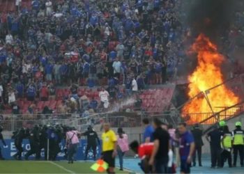 Graves incidentes en el partido entre Universidad de Chile e Inter de Porto Alegre