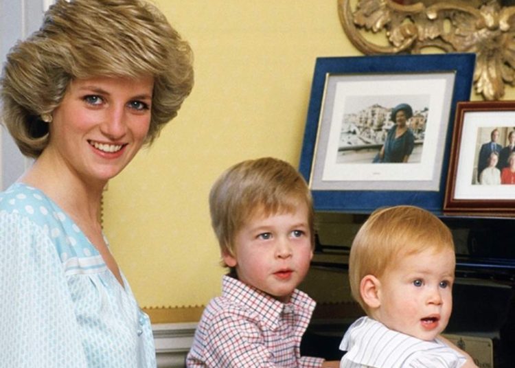 Revelan una carta inédita de Lady Di sobre los príncipes Guillermo y Enrique