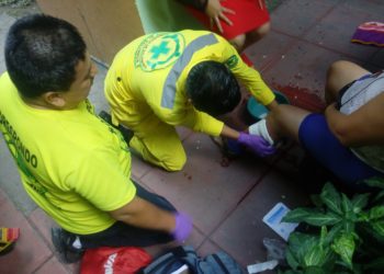 Mujer embarazada es atacada por un pitbull que era paseado sin correa cerca de alcaldía de San Salvador