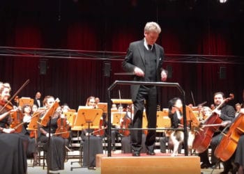 (VIDEO) Un gato ‘se roba’ el espectáculo en un concierto de música clásica
