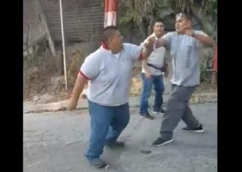 Sancionan a motoristas que protagonizaron pelea en Soyapango