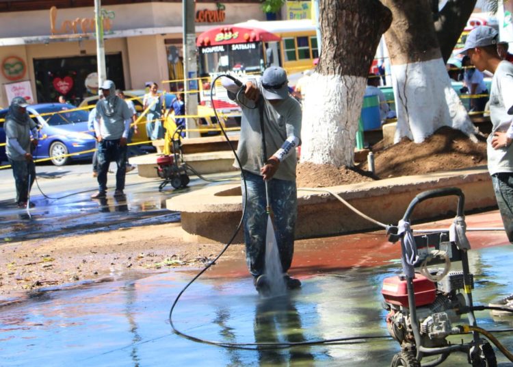 Por remodelación el parque Guzmán de San Miguel permanecerá cerrado un mes
