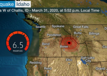 (VIDEO) Se registra un potente sismo de magnitud 6,5 en Idaho, EE.UU.
