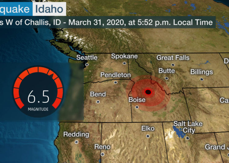 (VIDEO) Se registra un potente sismo de magnitud 6,5 en Idaho, EE.UU.